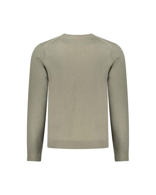Napapijri Green Wool Sweater for men