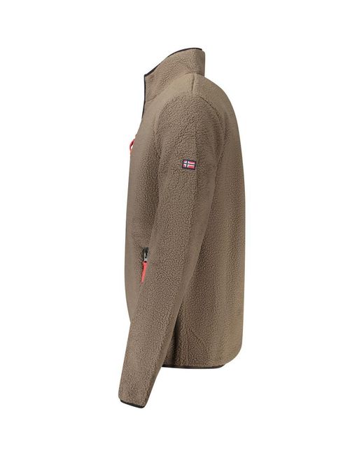 Norway 1963 Brown Polyester Sweater for men