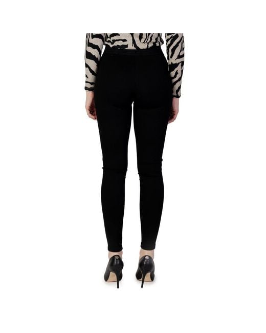 ONLY Black Viscose Leggings