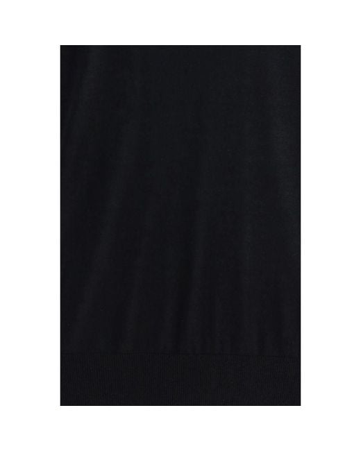 Giorgio Armani Blue Black Cashmere Sweater for men