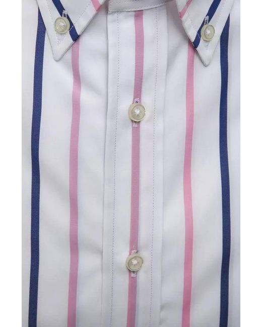 Robert Friedman Blue Cotton Shirt for men