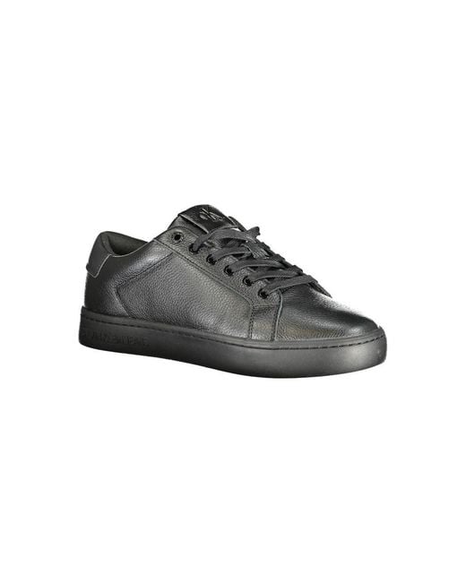 Calvin Klein Black Polyester Sneaker for men