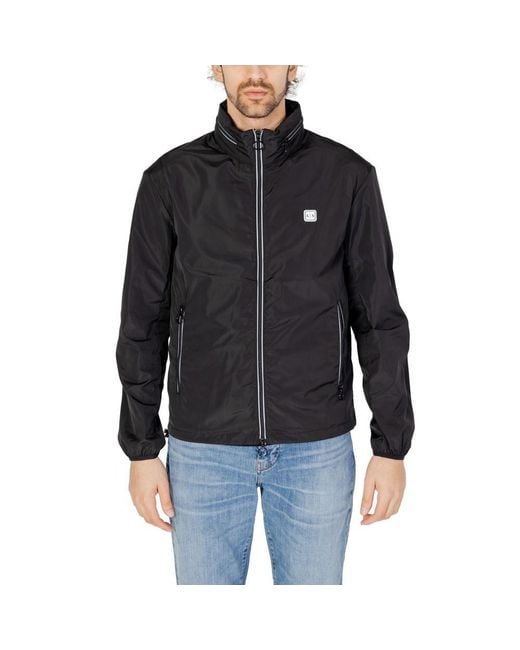 ARMANI EXCHANGE Black Polyester Jacket for men