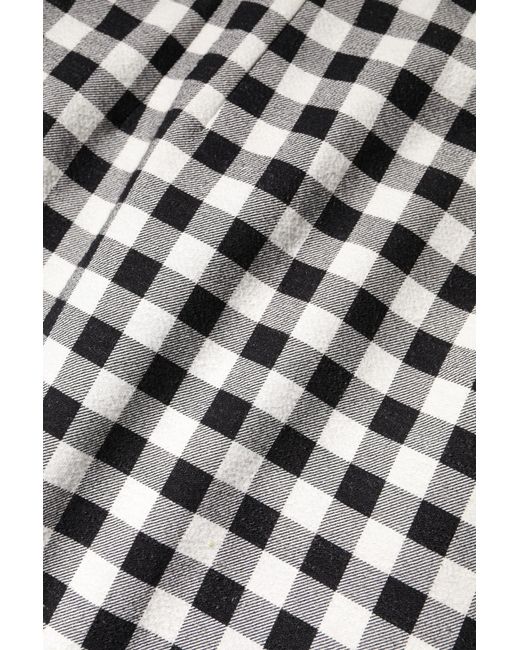 Dolce & Gabbana White Black Checkered Sleeveless Sheath Dress for men