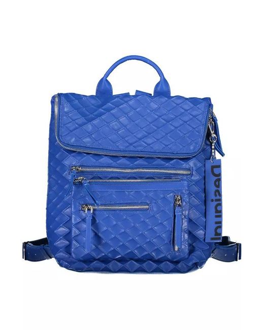 Desigual Blue Polyethylene Backpack
