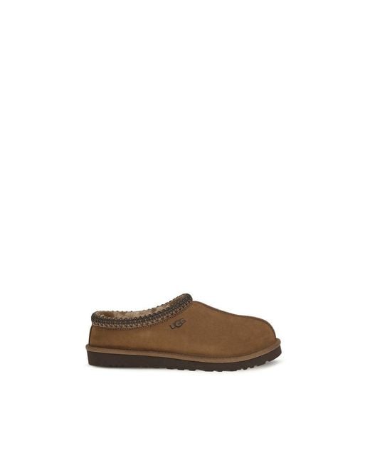 Ugg Brown Nubuc Leather Clogs for men