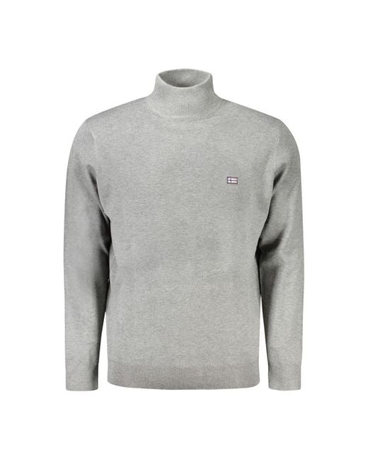 Norway 1963 Gray Polyester Sweater for men