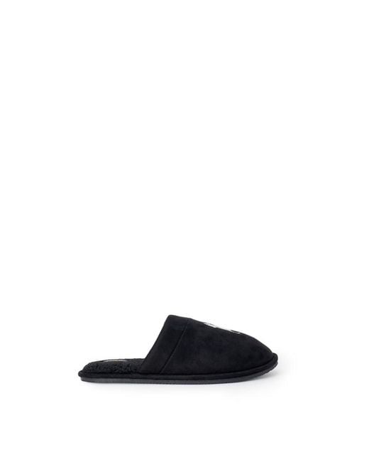 Ralph Lauren Black Polyester Slippers for men