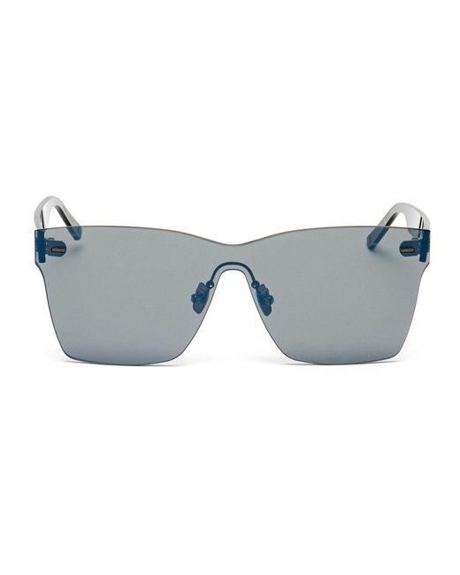 Belstaff Gray Blue Acetate Sunglasses
