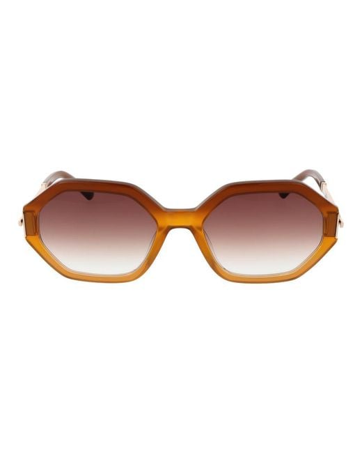 Sandro Brown Acetate Sunglasses
