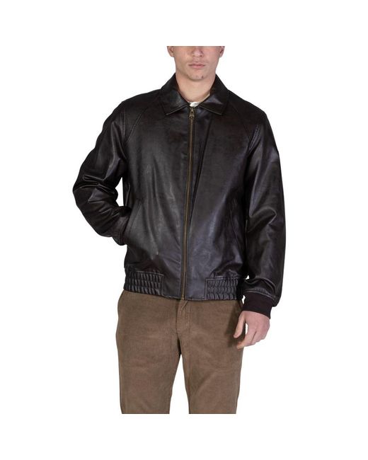 Guess Black Brown Polyethylene Bomber for men