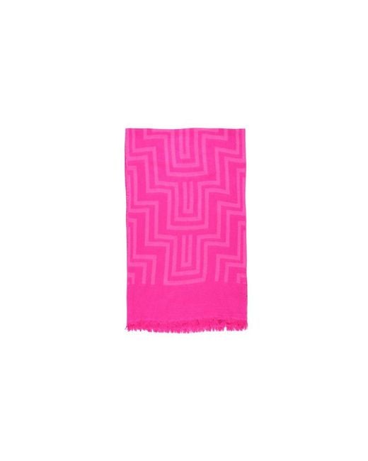 ONLY Pink Marabou Scarf