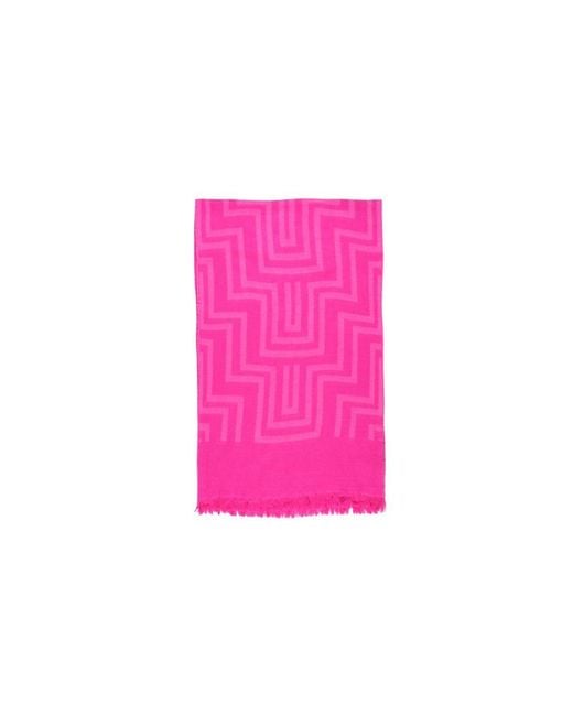 ONLY Pink Marabou Scarf