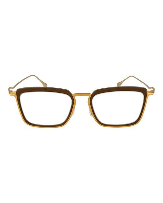 Yohji Yamamoto Brown Metal Glasses (Frames)