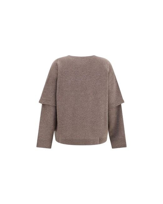 DARKPARK Brown Wool Oves Aries Sweatshirt