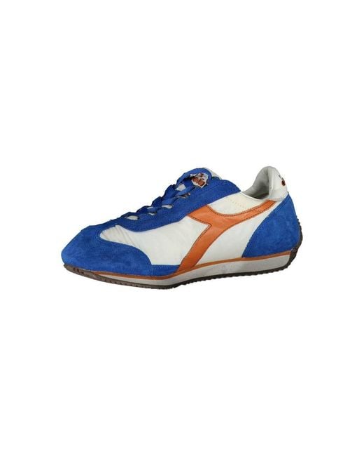 Diadora Blue Blu Leather Sneaker