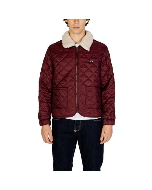 Tommy Hilfiger Blue Denim Jacket Sherpa Collar for men