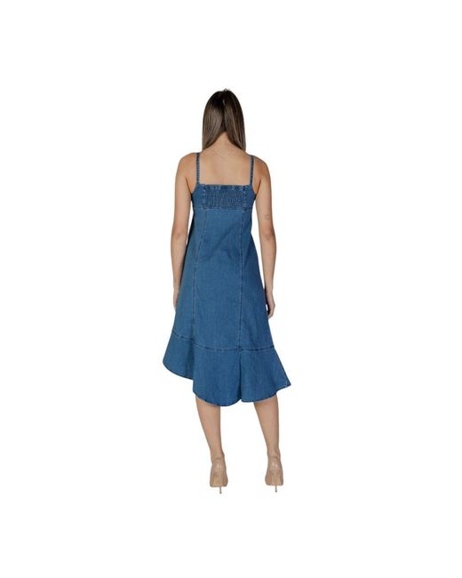 Desigual Blue Cotton Dress