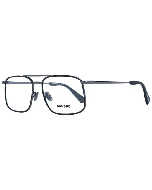 Sandro Gray Metal Glasses (frames) for men