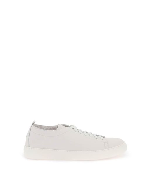 Henderson White Leather Sneakers for men