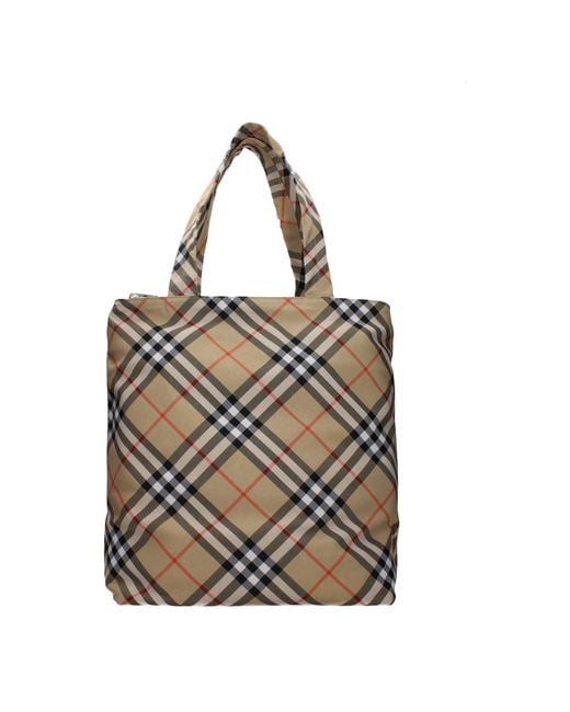 Burberry Brown Borse A Spalla Uomo Tessuto/Sabbia for men