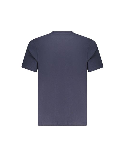 North Sails Blue Cotton Men T for men