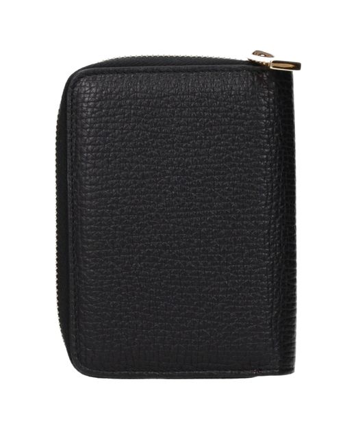 Versace Black Leather Wallet for men