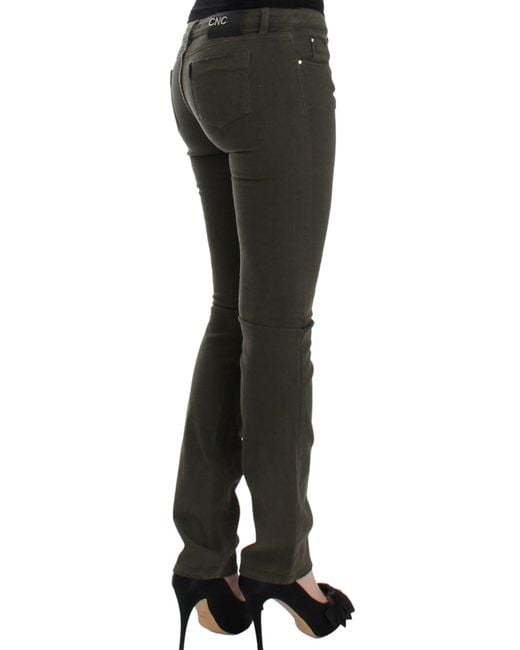 CoSTUME NATIONAL Multicolor Skinny Leg Jeans Green Sig12555