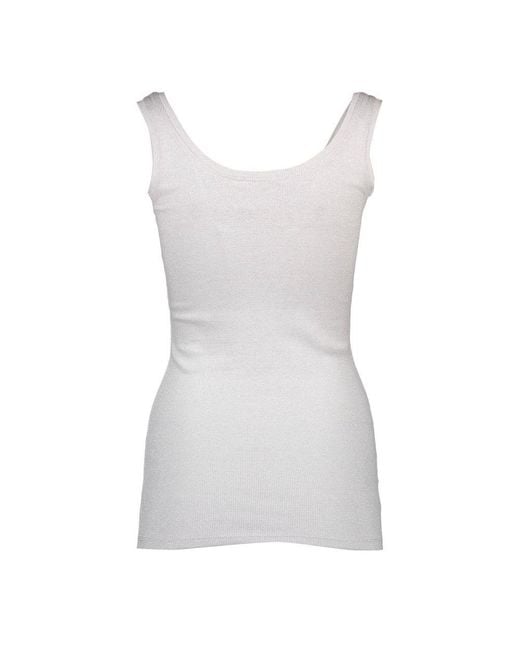 Silvian Heach White Bianco Cotton T