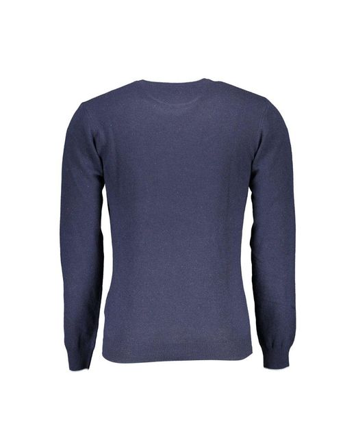U.S. POLO ASSN. Blue Wool Men's Sweater for men