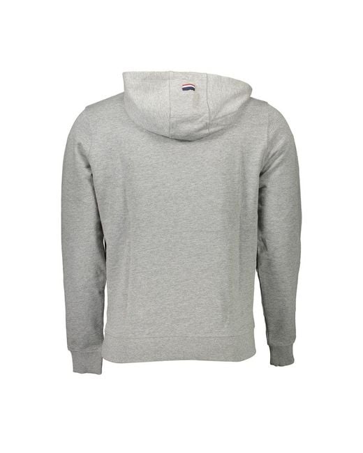 U.S. POLO ASSN. Gray Cotton Sweater for men