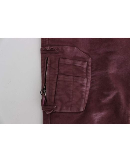 Ermanno Scervino Purple Straight Trousers