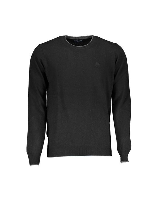 North Sails Black Wool Sweater for men