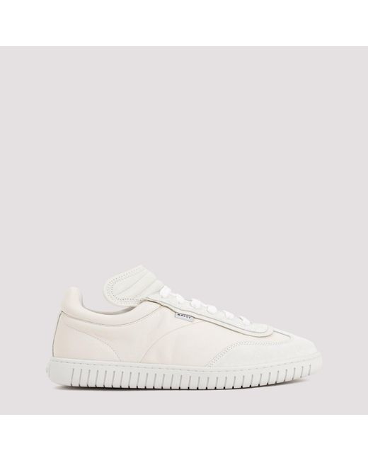 Bally White Leather Sneakers for men