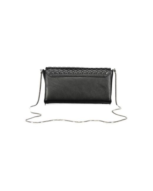 Calvin Klein Black Polyester Shoulder Bag"