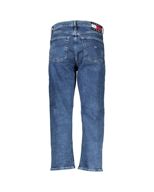Tommy Hilfiger Blue Blu Cotton Jeans