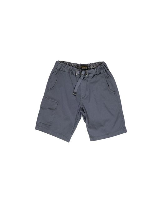 Refrigiwear Blue Cotton Short for men