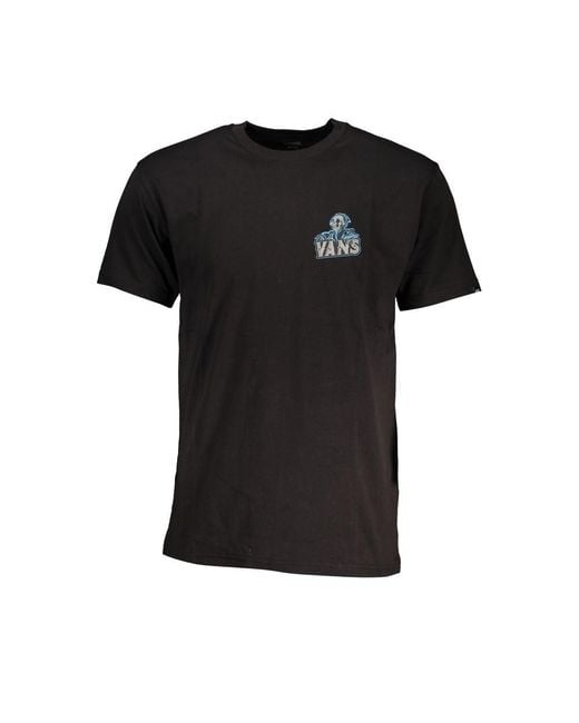 Vans Black Cotton T-Shirt for men