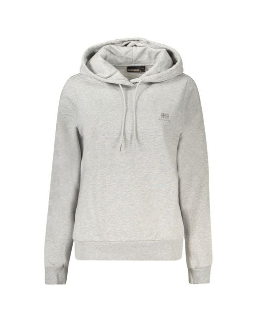 Napapijri Gray Cotton Sweater