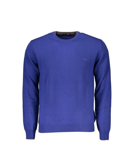 Harmont & Blaine Blue Fabric Sweater for men