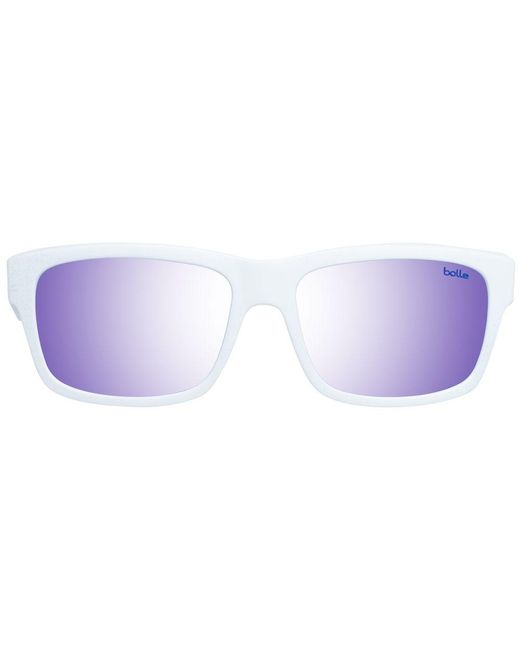 Bolle Purple White Unisex Sunglasses