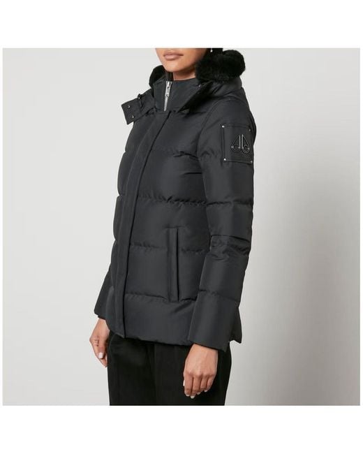 Moose Knuckles Black Polyester Jackets & Coat
