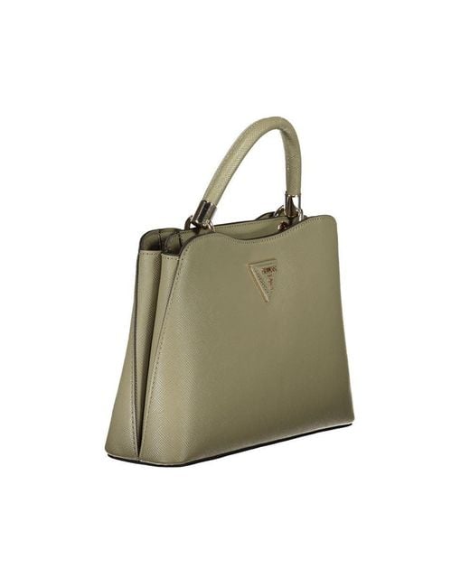 Guess Green Polyethylene Handbag