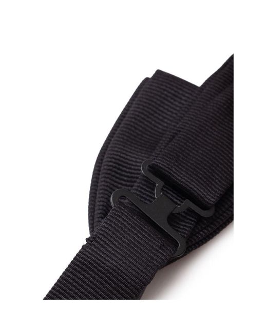 Dolce & Gabbana Blue Black Silk Bowtie for men