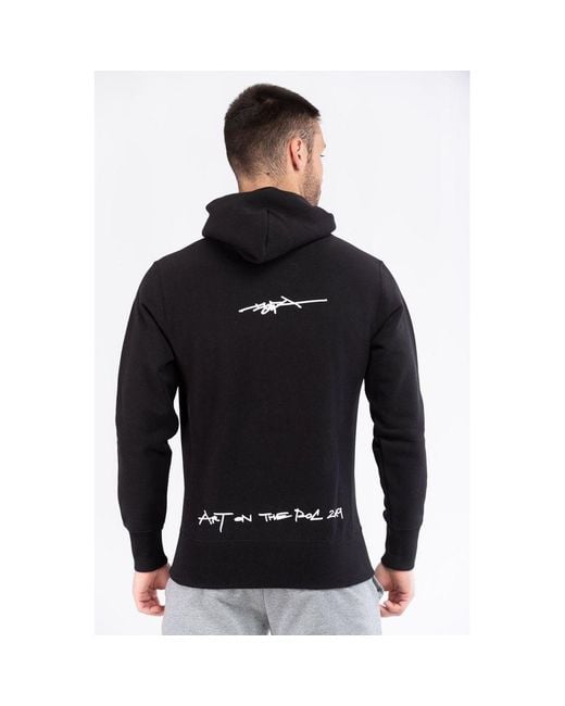 Champion Black Cotton Sweatshirt for men