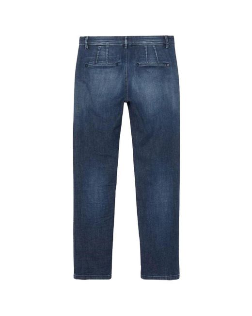 Dondup Blue Sleek Stretch Denim Jeans For Sophisticated Style for men