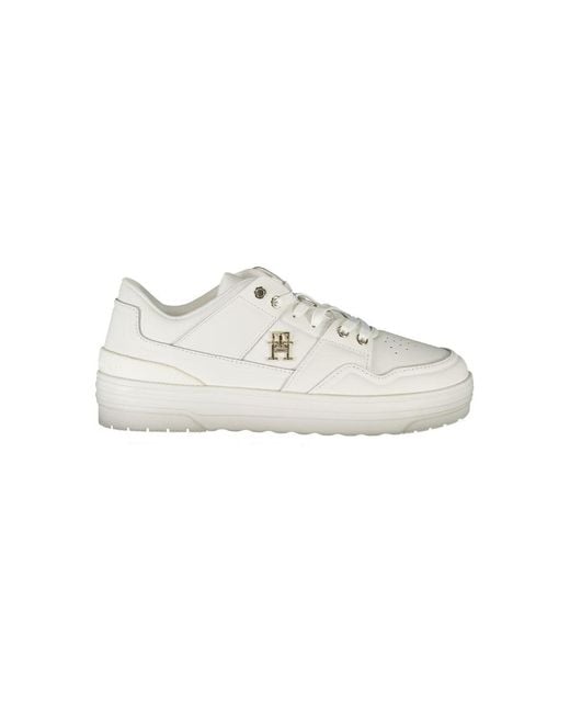 Tommy Hilfiger White Lowtop Sneakers Gw0Gw07476