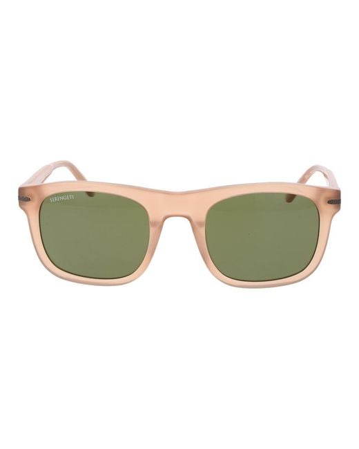 Serengeti Natural Beige Acetate Sunglasses for men
