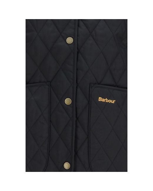 Barbour Black Blue Polyamide Shell Jacket