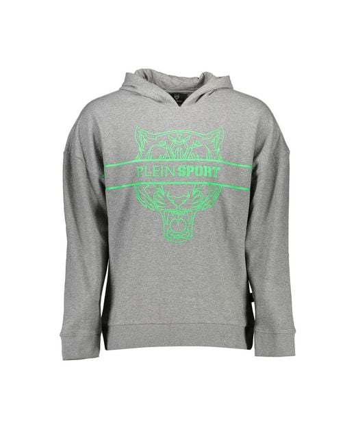 Philipp Plein Gray Cotton Sweatshirt for men